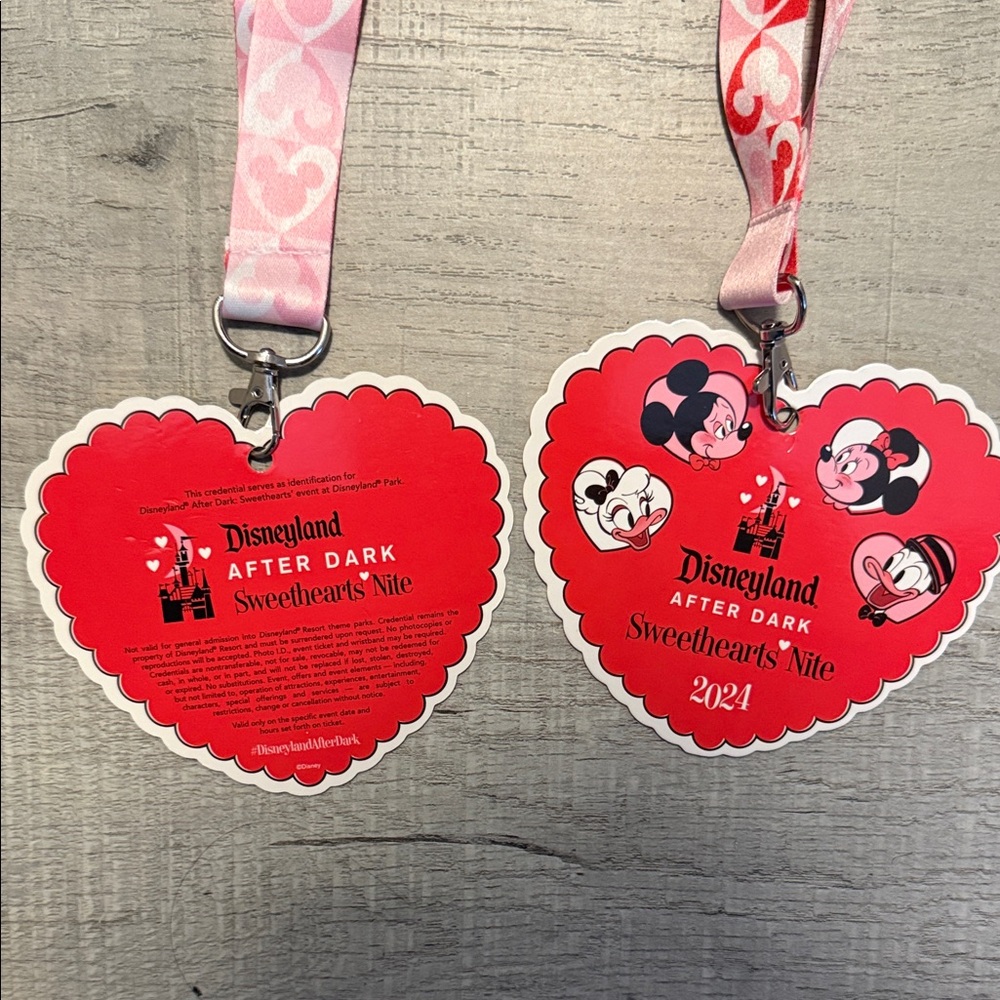 Disneyland Sweethearts Nite Lanyards - Picture 3 of 3